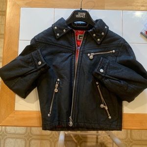 Children’s Versace leather jacket